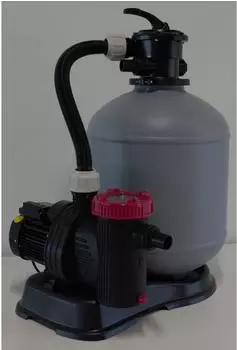 myPOOL Sandfilteranlage 470-120 PRO LINE f&uuml;r Pools bis 75m&sup3;, grau (19562335-0)