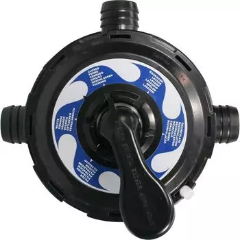 Waterman 6-Wege-Ventil Top-Mount Schlauchanschluss 38mm (2260100N)