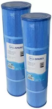 AllSpares Whirlpool Filterkartusche antibakteriell Ø127x511mm, 2er-Pack (AS-SPA400_x2_CE)