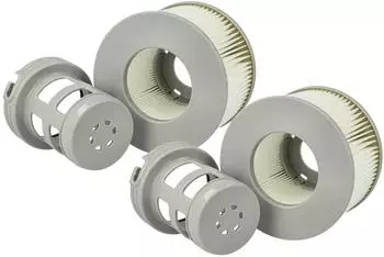 vhbw 2x Filterkartusche kompatibel mit MSpa Silver Cloud, grau/weiß (181729988-11)