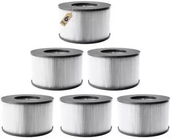 LuxusKollektion Ersatzfilterkartusche f&uuml;r MSpa Whirlpool ab 2020, 6er-Pack