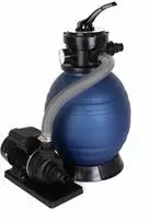 T.I.P 30310, T.I.P. Schwimmbadfilter-Set SPF 180 E Sandfilteranlage Transparent