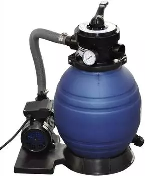 vidaXL Sandfilteranlage 11.000 l/h 400W