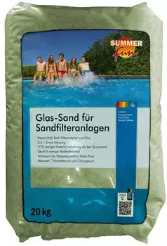 Summer Fun Glas-Sand f&uuml;r Sandfilteranlagen 20 kg