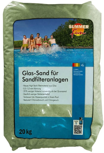 Summer Fun Glas-Sand für Sandfilteranlagen 20 kg