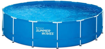 Summer Waves Active Frame Pool Blau-Weiß 366x122 cm