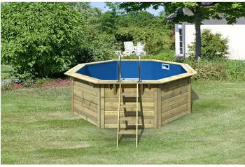 Karibu Pool X1 KDI 400x480cm inkl. Folie blau