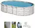 Gre Ovalpool Islandia + FS400 380x634x132 cm (Set 5-teilig)