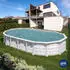 Gre Ovalpool Islandia + FS400 380x634x132 cm (Set 5-teilig)