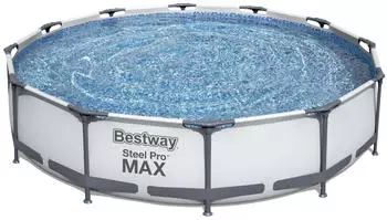 Bestway Steel Pro Max Frame Pool-Set 366 x 76 cm mit Filterpumpe (56416) Bestway Steel Pro Max Frame Pool-Set 366 x 76 cm mit Filterpumpe (56416)