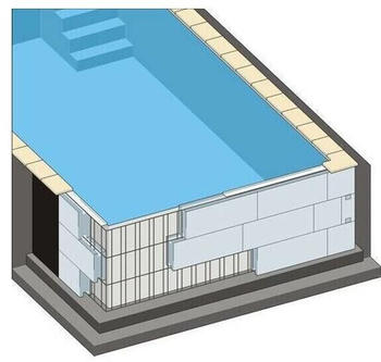 Trend-Pool Trendstone Styroporpool 700x350x150cm rechteckig