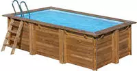 Gre Rechteckpool "MARBELLA 2" Kiefernholz, BxLxH: 270x420x117 cm