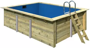 Karibu Rechteck Pool Gr.2 im Set inkl. Filterpaket