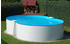 Clear Pool Achtformpool + SF133 350 x 540 x 120 cm (Set 8-teilig)
