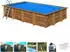 Gre Rechteckpool BRAGA + FA6100 420x815x146 cm (Set 7-teilig)