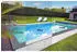 Kwad Styropor®Stein Pool All Inclusive 300x600x150 cm mit Römertreppe sand/Crystal Grey