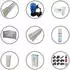 Kwad Pool 400x800x150 cm sand/weiß/sand (Set 4-teilig) (9009444542269)