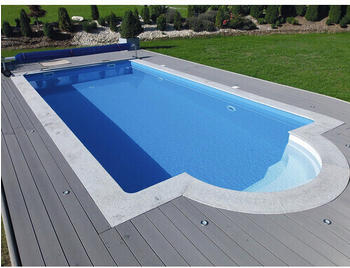 Kwad Rechteckpool 400x150x800cm weiß