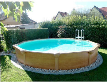 Kwad Rundpool Steely Supreme &Oslash;460x132cm braun