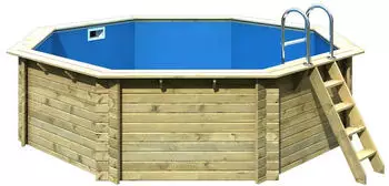 Karibu Pool Modell 2 A- kesseldruckimpr&auml;gniert inkl. Sandfilteranlage & Skimmer