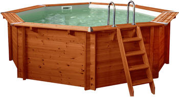 Interline Sumatra Pro Line Holzpool Rund 5,30x1,38m inkl. Zubehör