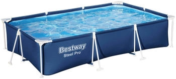 Bestway Framepool Steel Pro Frame Pool ohne Pumpe 300x201x66cm dunkelblau Bestway Framepool Steel Pro Frame Pool ohne Pumpe 300x201x66cm dunkelblau