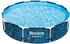 Bestway Framepool Steel Pro Ø305x66cm tropisches Blatt-Design ohne Pumpe