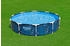 Bestway Framepool Steel Pro Ø305x66cm tropisches Blatt-Design ohne Pumpe