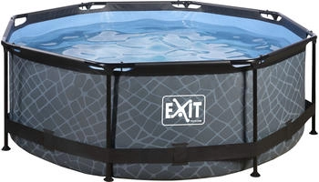 Exit Toys Framepool Stone &Oslash;244x76cm mit Kartuschenfilter