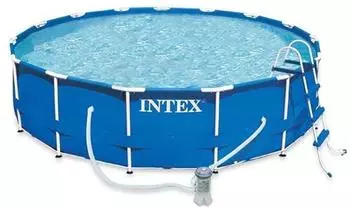Intex Metal-Frame Pool 457 x 122 cm mit Kartuschenfilter (28236)