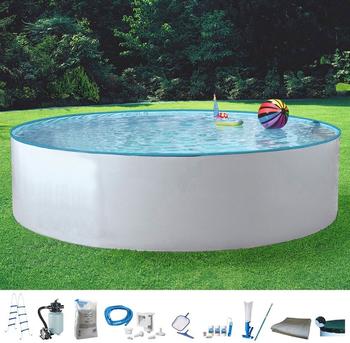 myPOOL Rundbecken-Set Standard 360 x 90 cm inkl. Sandfilteranlage (10-tlg.)