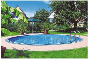 Waterman Stahlwandpool Set Borneo 500 x 120cm weiß