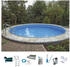 Konifera Rundpool Kuba II Ø 400x120 cm blau/weiß/blau