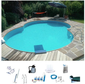 myPOOL Achtformpool 300x470x120 cm sand/weiß/sand (Set 10-teilig) myPOOL Achtformpool 300x470x120 cm sand/weiß/sand (Set 10-teilig)