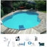 myPOOL Achtformpool 300x470x120 cm sand/weiß/sand (Set 10-teilig)