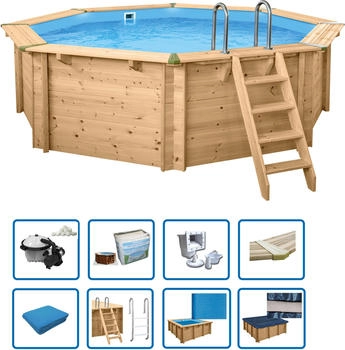 Interline Pool Java Deluxe (Set 9-tlg) 440x440x136cm