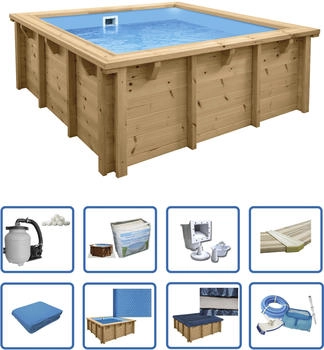 Interline Pool Java Premium (Set 9-tlg) 210x210x78cm