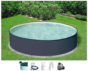 Konifera Rundpool + Hanseatic Ø 450 x 120 cm (Set 6-teilig)