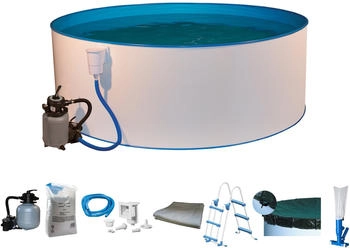 Konifera Rundpool Kreta IV + 3305 Ø 400x90 cm (Set 8-teilig)