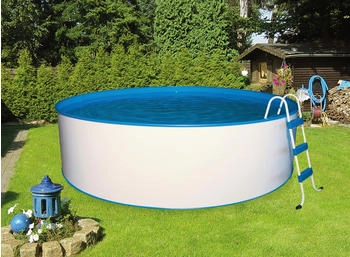 myPOOL Rundpool Ø 450 x 120 cm blau/weiß (Set 5-teilig) (9002835434297)