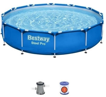 Bestway Round tubular pool Steel Pro 366 x 76 cm Bestway Round tubular pool Steel Pro 366 x 76 cm