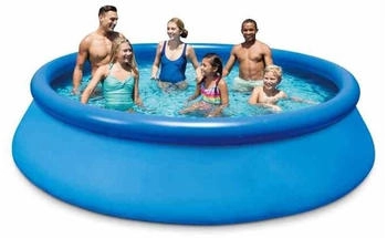 EDG Round inflatable self-supporting pool 366 x 366 cm with filtration system