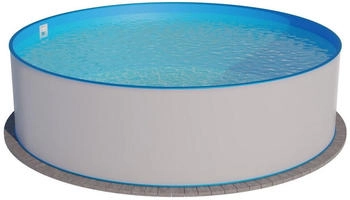 planet pool Stahlwandpool rund Exklusiv 420x150cm Stahl 0,8