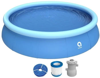 Avenli Quick-Up Pool Prompt Set 420x84cm inklusive Filterpumpe und Filterkartusche