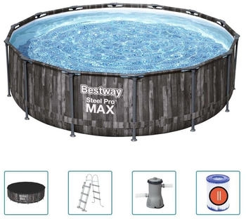 Bestway Steel Pro MAX Swimmingpool-Set Rund 427x107cm