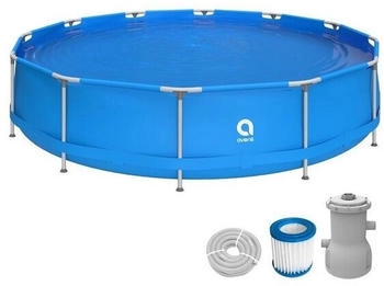 Avenli Frame Pool 420x84cm rund mit Pumpe blau