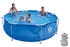 Avenli Pool rund mit Struktur Sirocco Blue blau