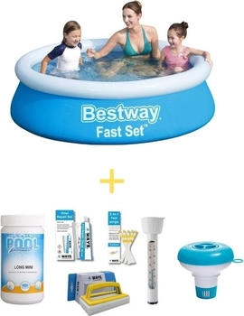Bestway Pool Fast Set 183 x 51 cm Inklusive Wartungspaket