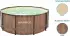 Marimex Florida Pool 3,05 × 0,91 m mit eingebautem Skimmer Teak 10340284