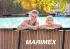 Marimex Florida Pool 3,05 × 0,91 m mit eingebautem Skimmer Teak 10340284